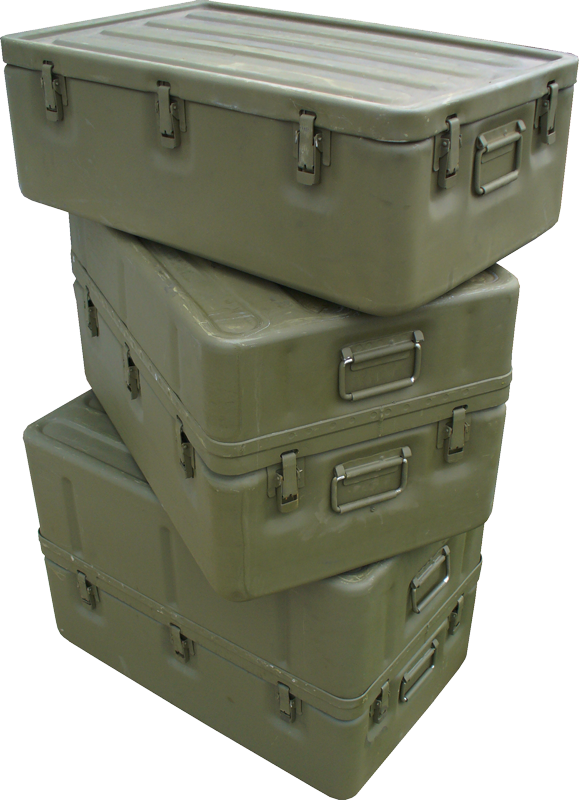 Military Water-Tight Aluminum Medical Supply Chest Storage Box Container