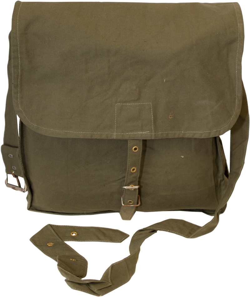 Original Bulgarian Army Surplus Olive Green Shoulder Bag