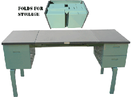 Portable Medical Desk, U.S. G.I., Used