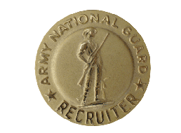 Army National Guard Recruiter, Senior Identification Badge