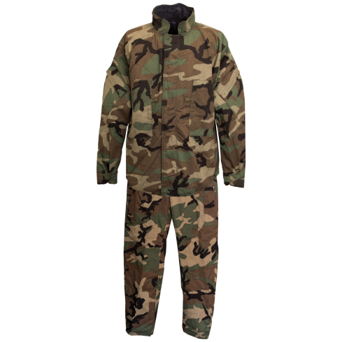 U.S. G.I. 2 Piece Charcoal Lined Chemical Protective Camouflage Suit ...