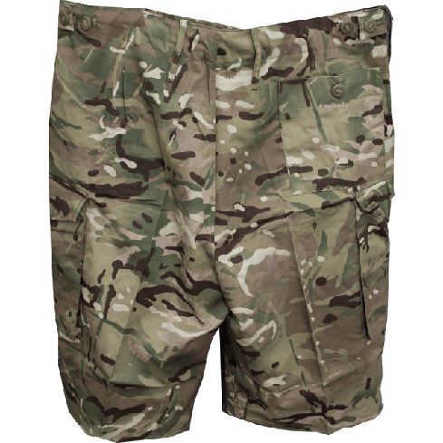 British Military Shorts, MTP Camo | Colemans