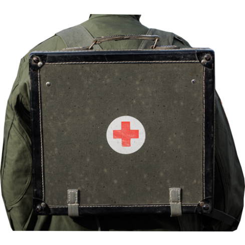 米軍放出未使用US-ARMY MEDICALブランケッ60‘sヴィンテージラスト Vintage Serbian Military Medical Case | Colemans