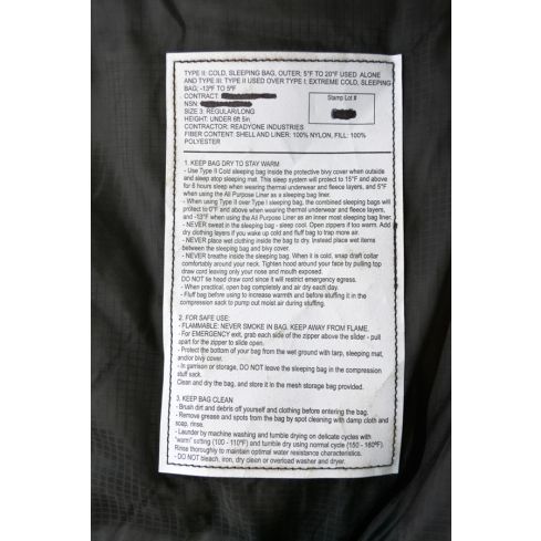 U.S. G.I. USMC Cold Weather Sleeping Bag | Colemans