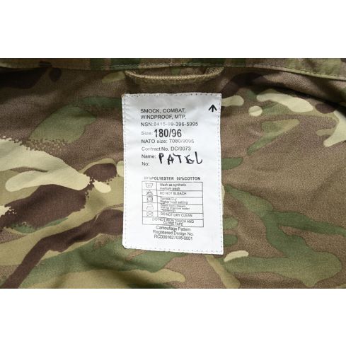 Veste De Combat Militaire Britannique – Smock MK2, Camouflage MTP, Coupe-vent, Neuf