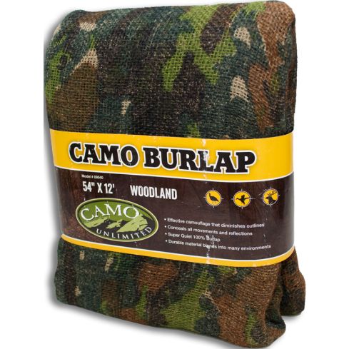 Burlap Camouflage Single Roll 54” x 12 Ft | Colemans