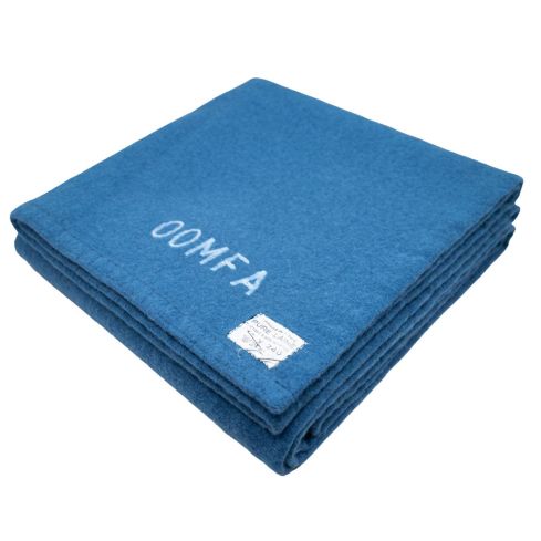 French Navy Wool Blanket