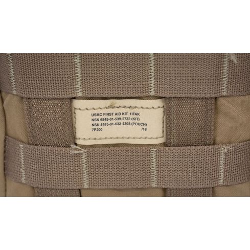 USMC Individual First Aid Kit Pouch with Contents | Colemans