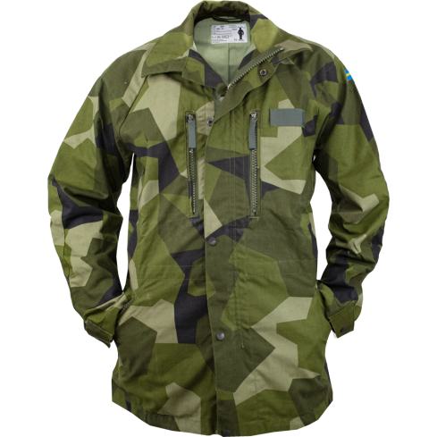 TACGEAR Brand Swedish Military Style Commando Field Jacket Splinter ...