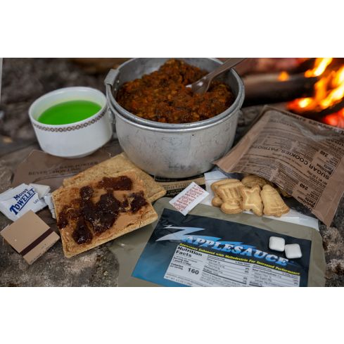 U.S. G.I. Ready Rations, Meals Ready-to-Eat, Case of 12