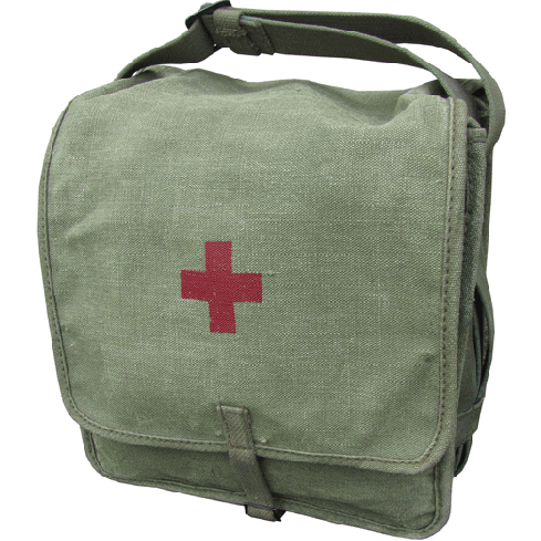 Polish Military Medical Bag, 60s to 70s - Coleman's Military Surplus