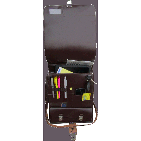 Leather Map Case, Attache Bag - Coleman's Military Surplus