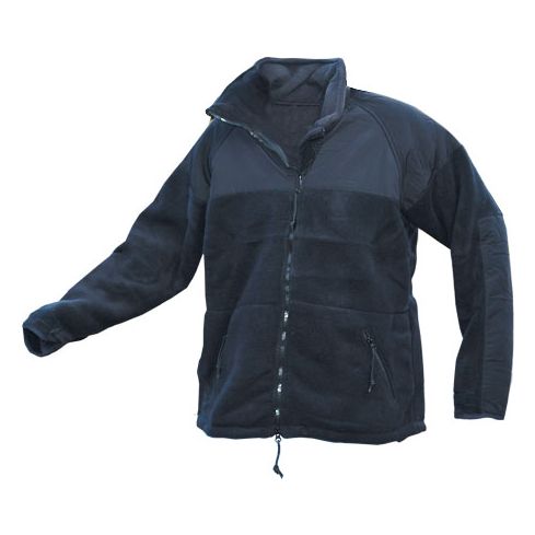 Made in USA PolarTec 300 Cold Weather Military Fleece Jacket Black Size XL VGC 