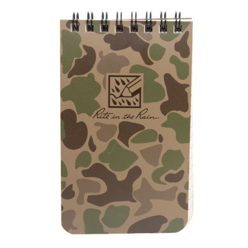 Rite in the Rain Camo All-Weather Notebook, 2 Pack