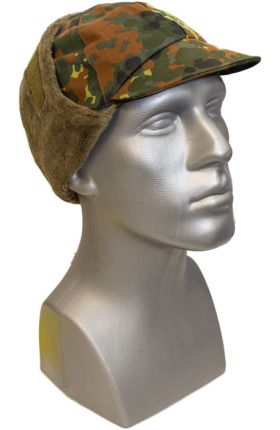 German Military Flecktarn Winter Hat Used