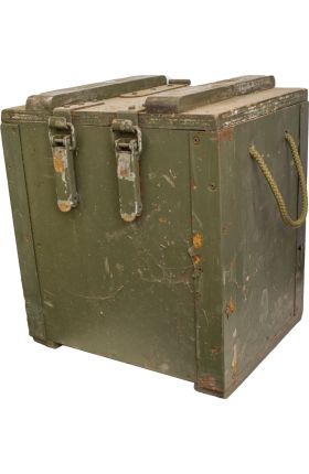 French Military Tent Supply Box