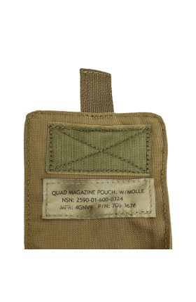 U.S. G.I. Quad Magazine Pouch with MOLLE