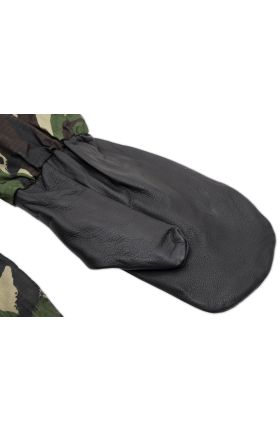 British Military DPM Cold Weather Mittens, Leather Palm