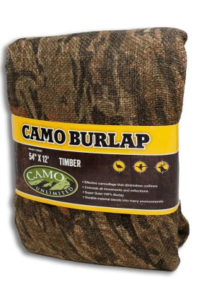 Burlap Camouflage Single Roll 54” x 12 Ft