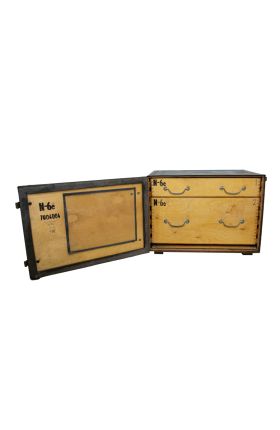 Czech Military Field Desk, 2 drawer