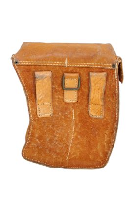 Vintage Czech Military Leather Magazine Pouch