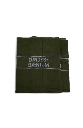 German Military Wool Barracks Blanket