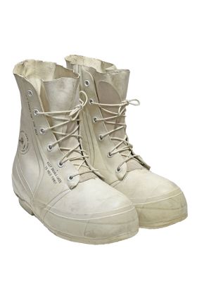 U.S. G.I. Extreme Cold Weather Boots, White, Used/Weathered