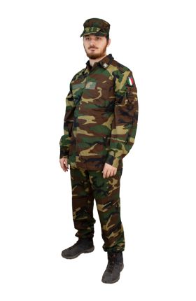 Italian Military 3-Piece Woodland BDU Set