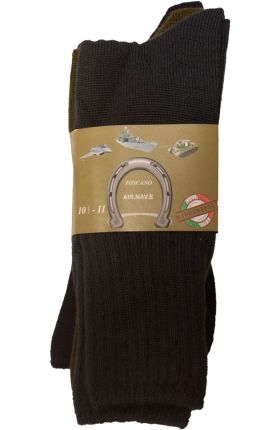 Italian Military Crewman Socks, 3 Pair Pack