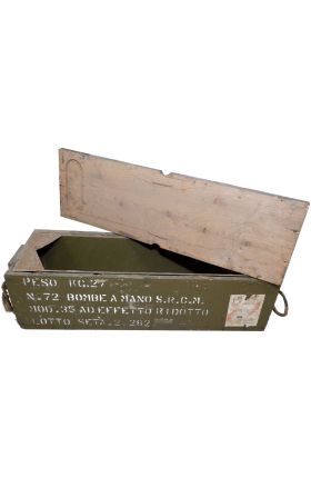 Italian Military Grenade Crate