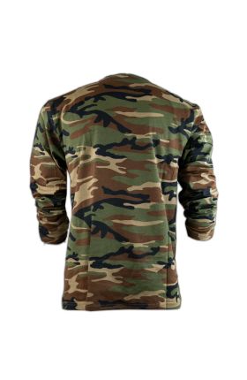 Mil-Tec Woodland Camo Long Sleeve Top