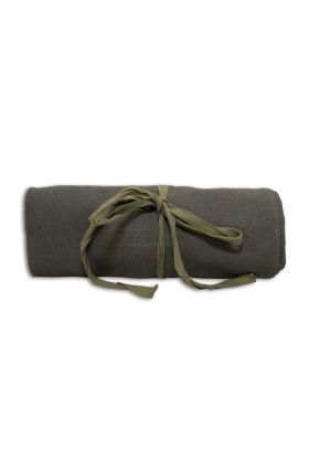 Swedish Army Canvas Roll-Up Pouch, 2 Pack