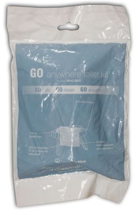 U.S. G.I. GO Anywhere Sanitary Toilet Kit Bags, 10 Pack