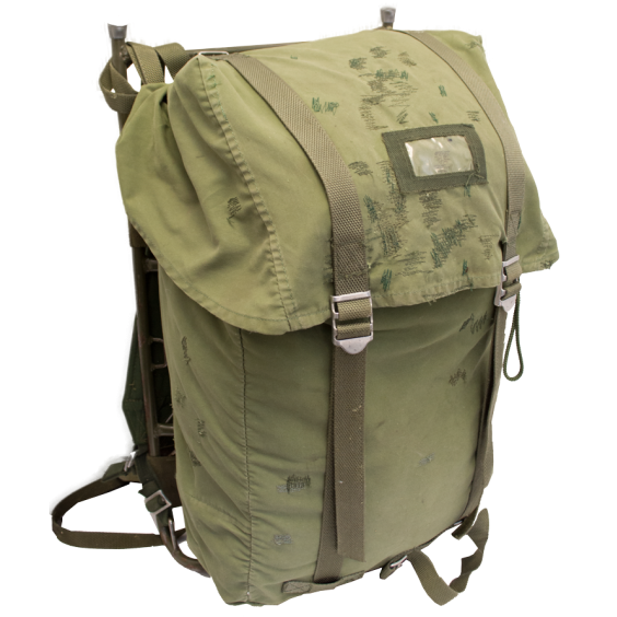 military backpack with frame