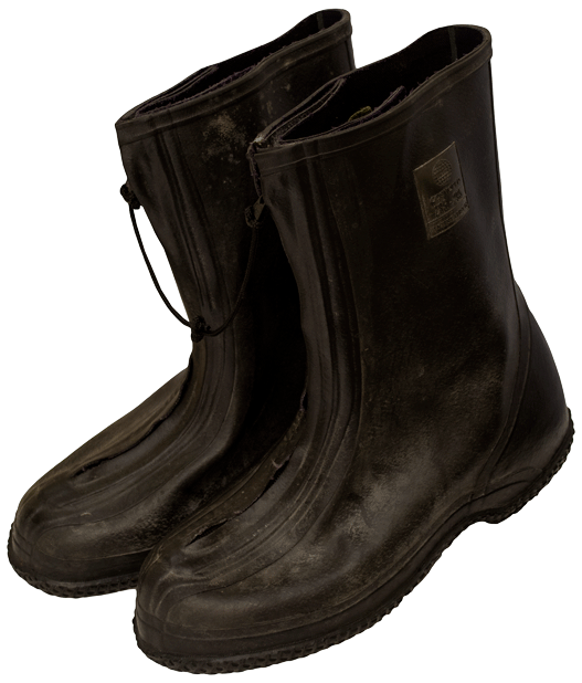 German Military Rubber Overboots | Colemans display picture 1