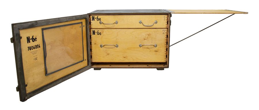 Czech Military Field Desk, 2 drawer - Coleman's Military Surplus