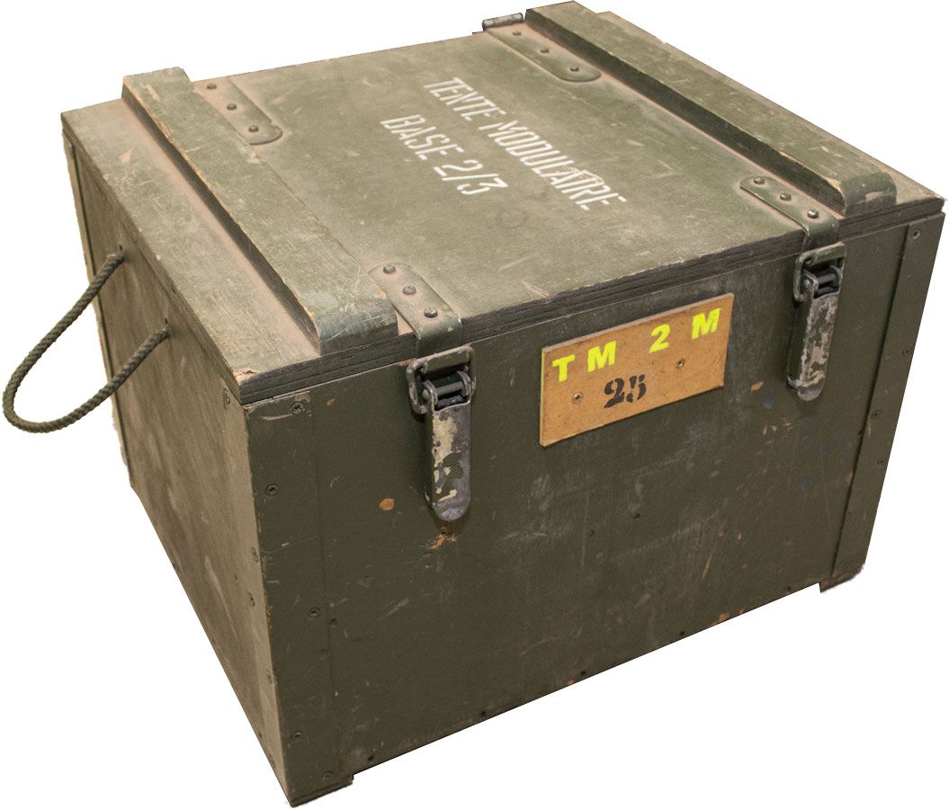 French Military Tent Transport Box | Colemans