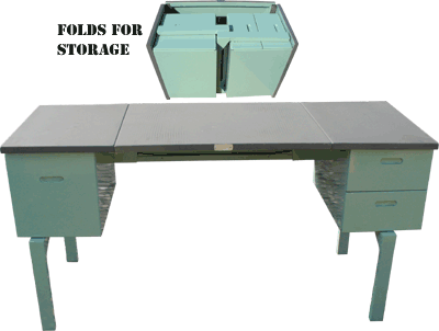 Portable Medical Desk, U.S. G.I., Used - Coleman's Military Surplus
