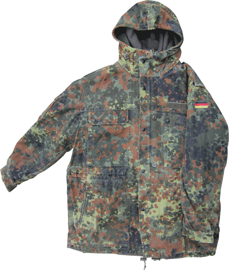 Detachable-Hood Wind-Resistant Surplus Jacket