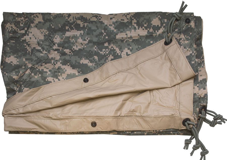 USパップテント U.S. G.I. Reversible Multipurpose Field Tarp, ACU Digital