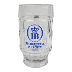 Vintage German Glass Beer Mug