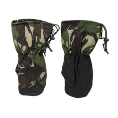 British Military DPM Cold Weather Mittens, Leather Palm