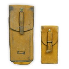 French Army Leather Magazine Pouch, 2 Pack