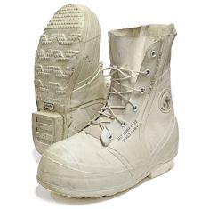 U.S. G.I. Extreme Cold Weather Boots, White, Used/Weathered