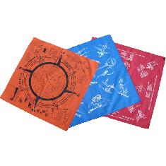 Survival, Knot, or First aid Bandana, 2 pack