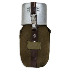 Romanian Military Wool-Covered Canteen Combo