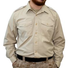 British Military Khaki Work Shirt