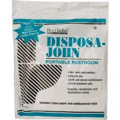 U.S. G.I. Disposa-John Portable Restroom Sanitary Toilet Bags, 10 Pack