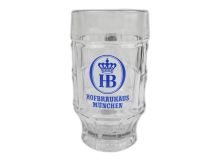 Vintage German Glass Beer Mug