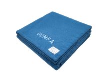 French Navy Wool Blanket